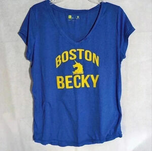 Boston Becky classic Blue T-shirt XL V-Neck Xersion